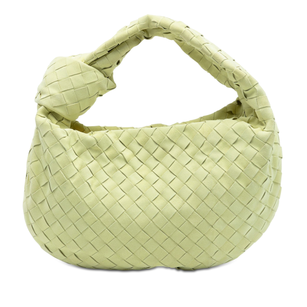 Pre-Loved Bottega Veneta Teen Suede Intrecciato Jodie